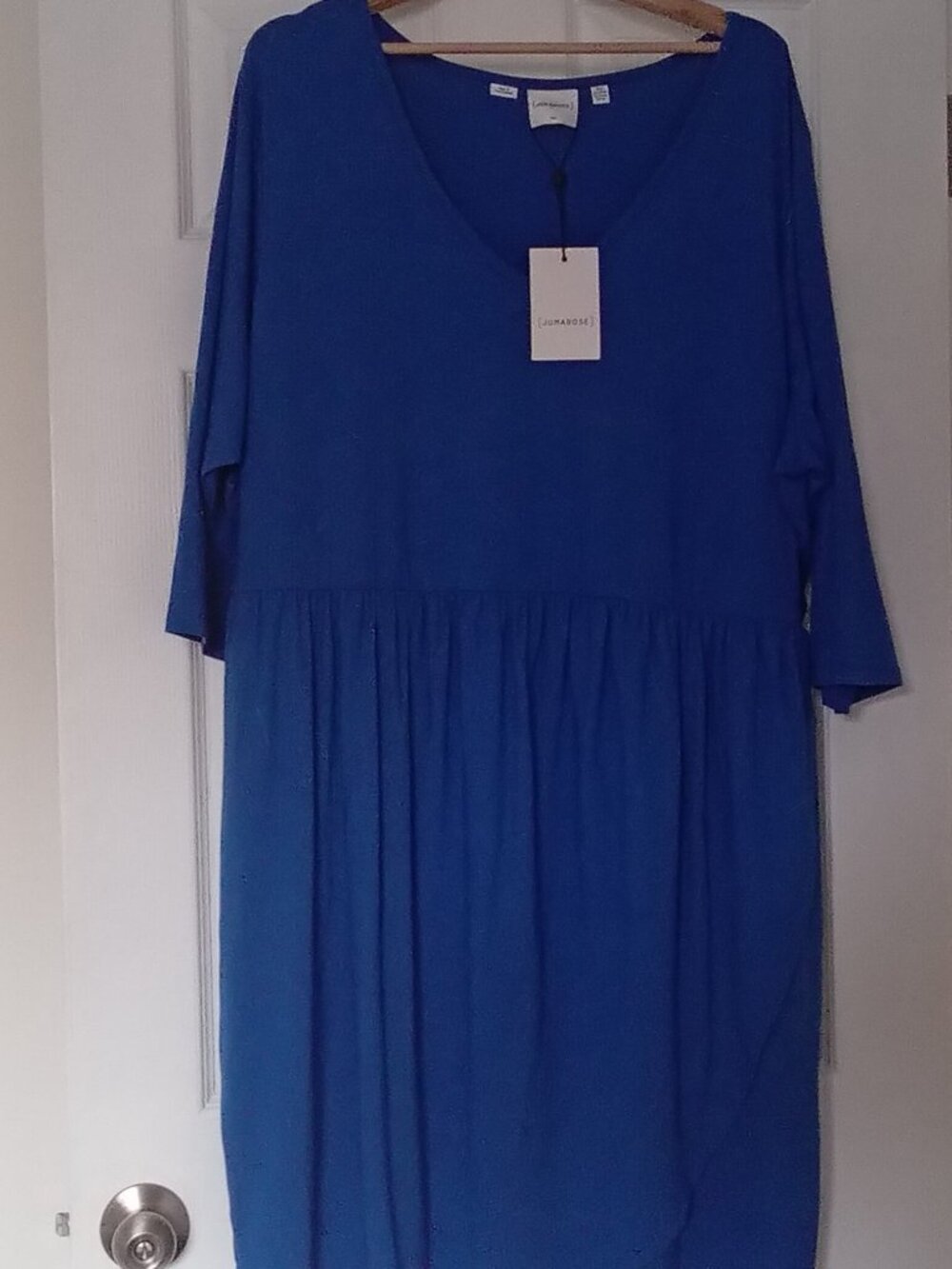 Junarose blue casual knee length dress